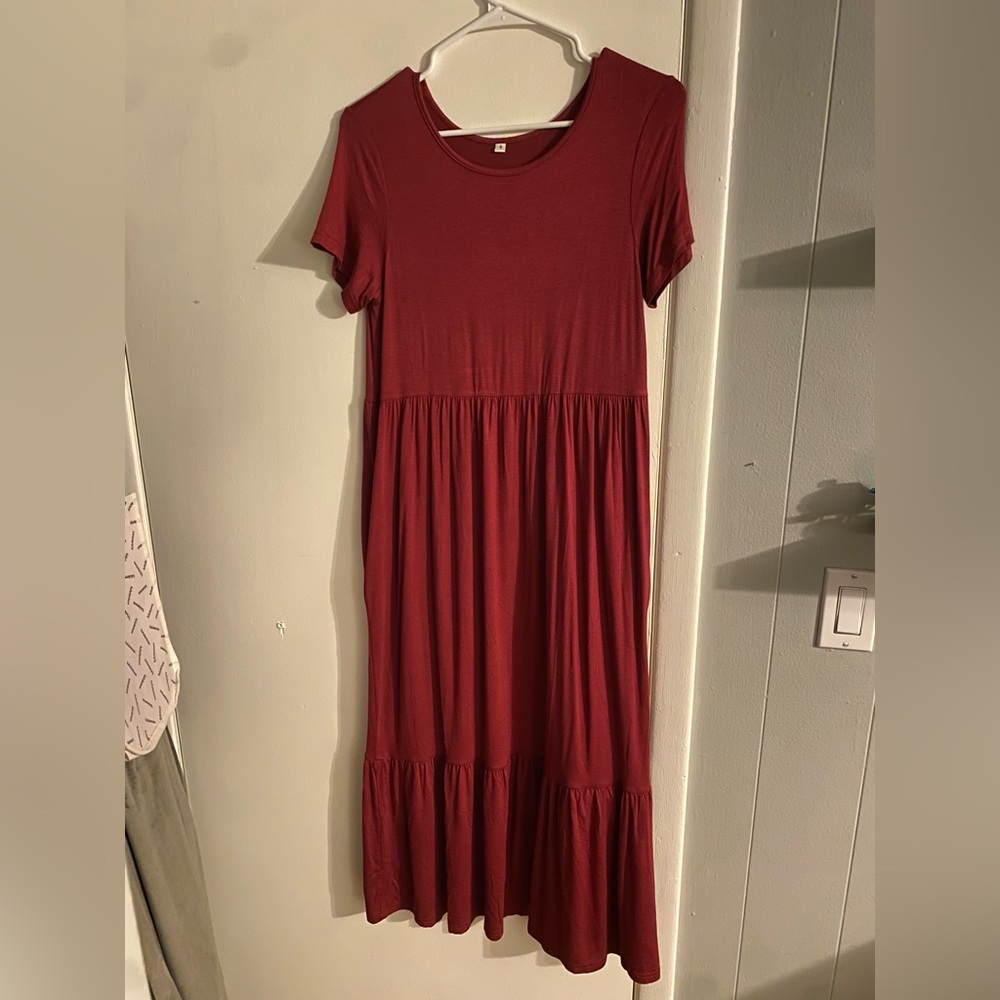Maroon Dress - Size Small